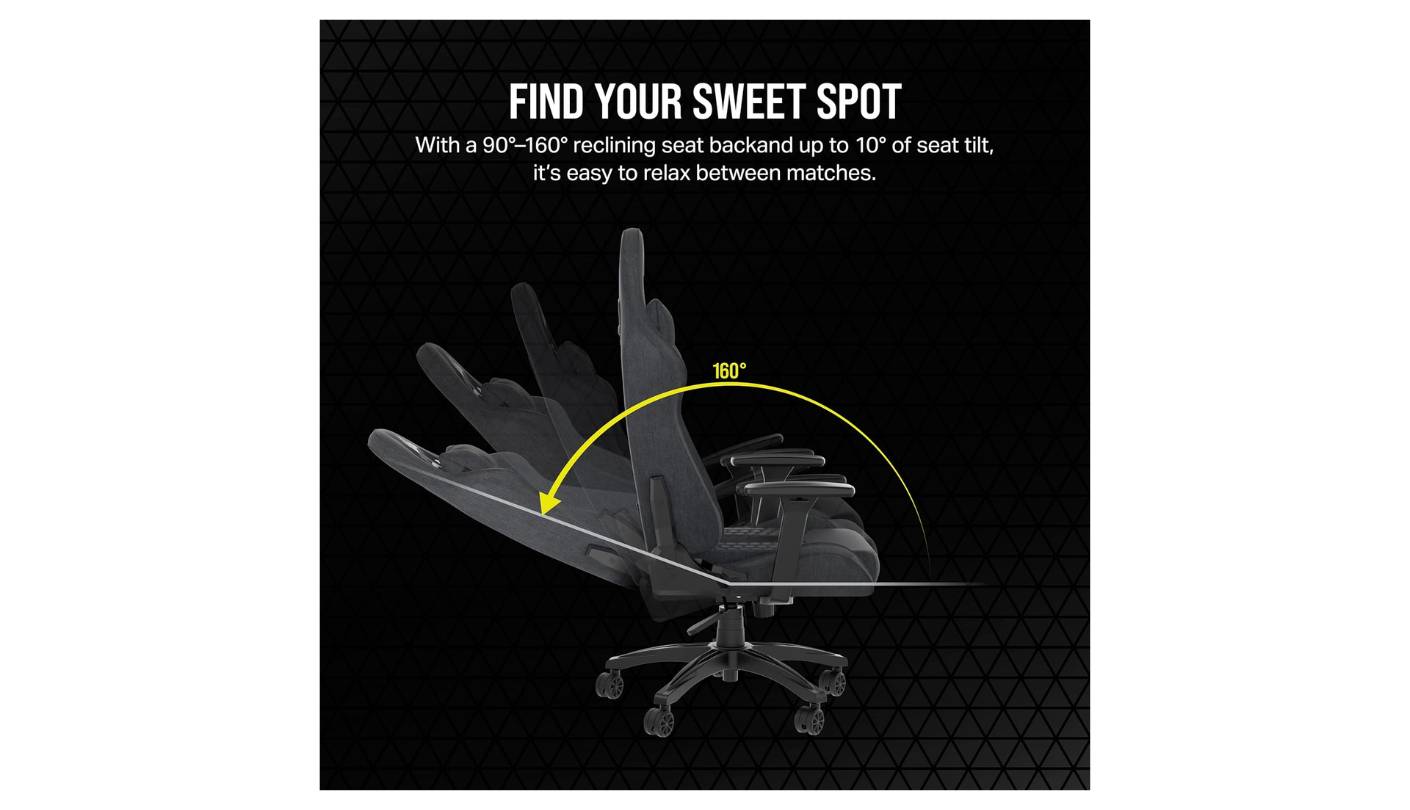 Corsair TC100 Relaxed Fabric comfortable gaming chair