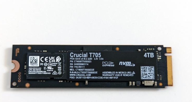 Crucial T705 vs Samsung 9100 PRO