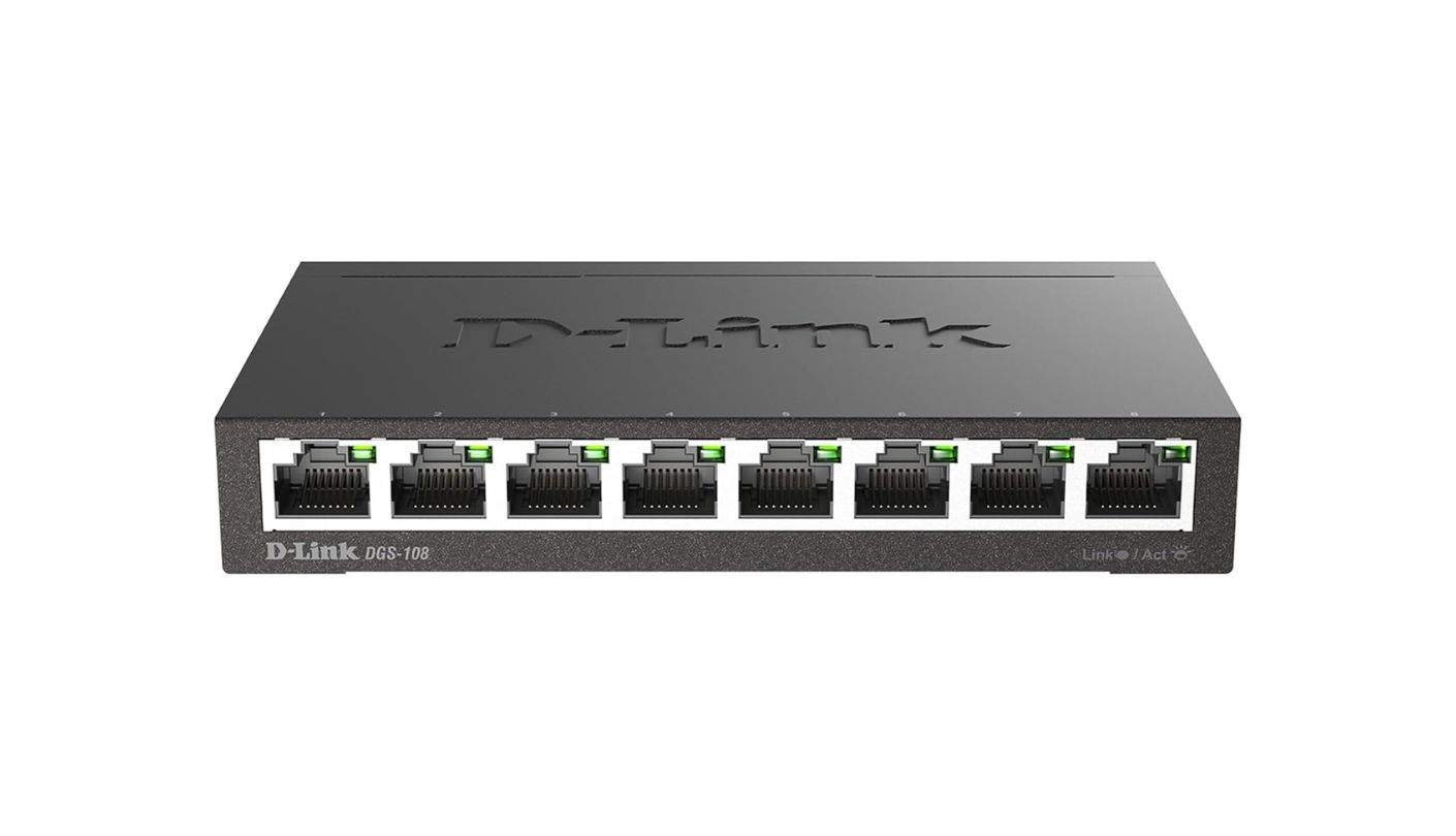 D-Link DGS-108 ethernet switch for home office