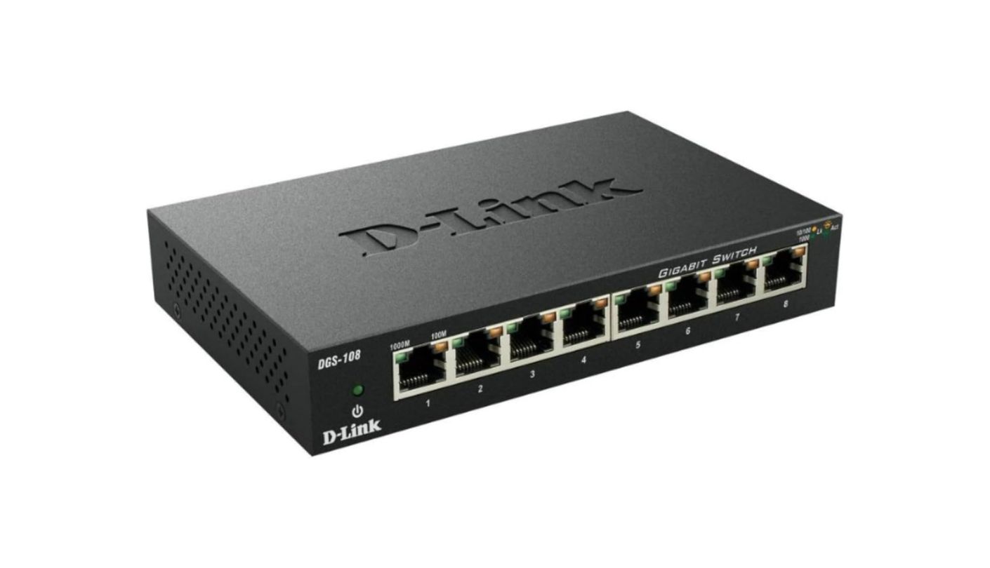 D-Link DGS-108 gigabit switch for home network