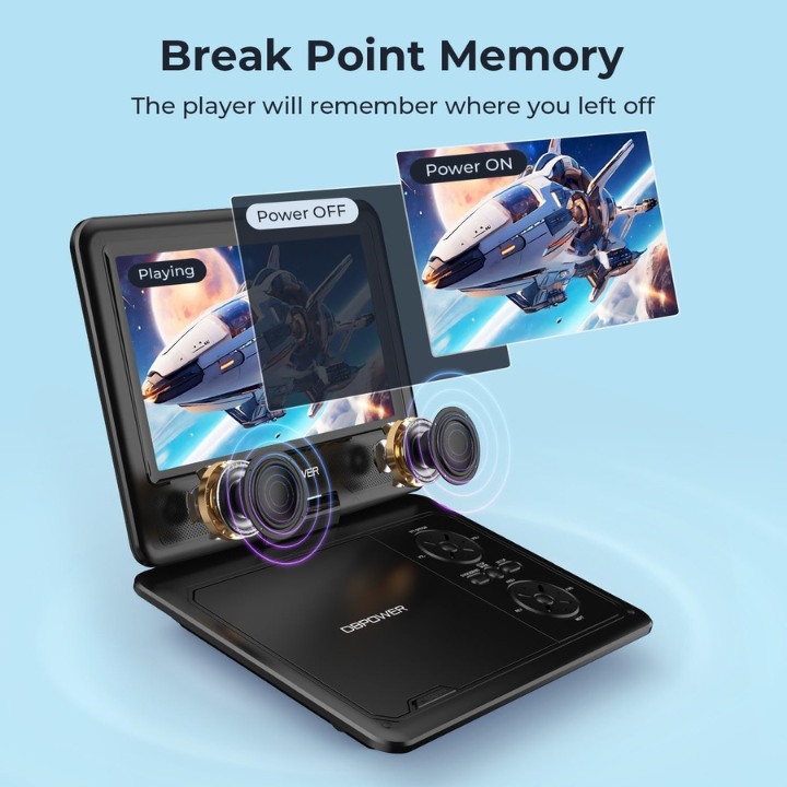 DBPOWER 11.5″ DVD Portable 