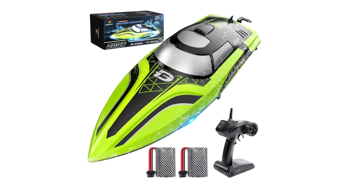 DEERC DE2008 meilleur bateau télécommandé pour piscine