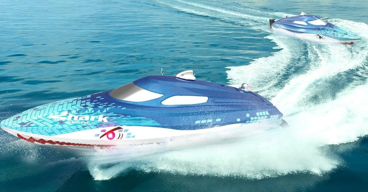 DEERC HJ812 bateau télécommandé pour piscine