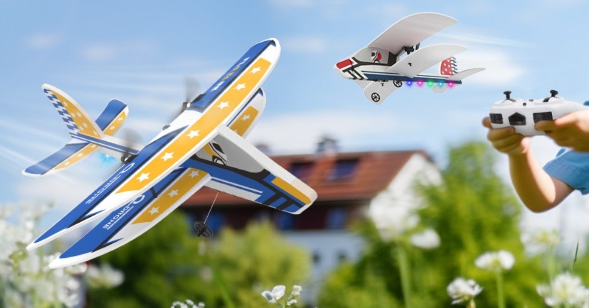 DEERC long range rc plane