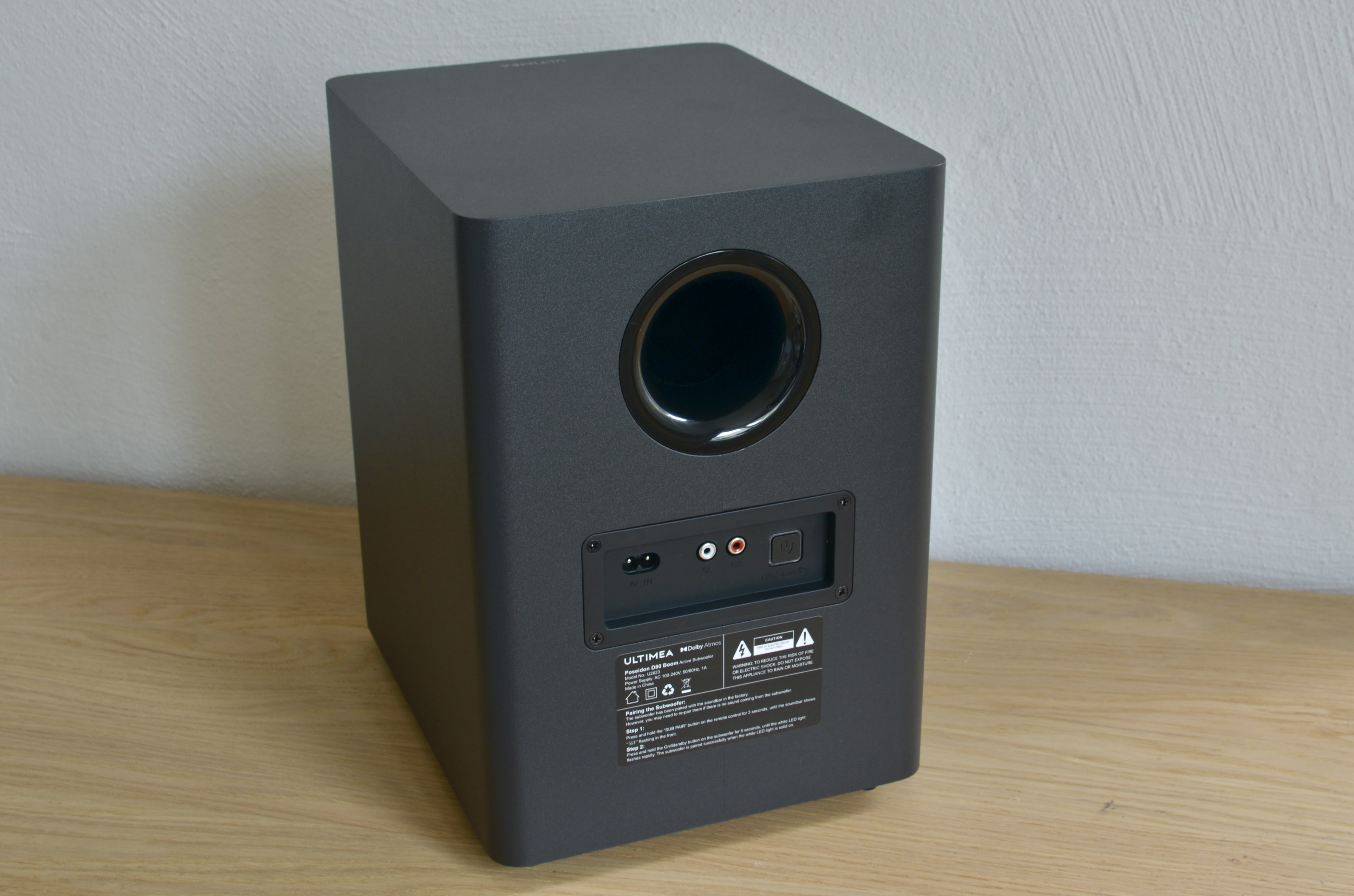 D80 Boom  7.1 best soundbar with wireless subwoofer satellite speakers