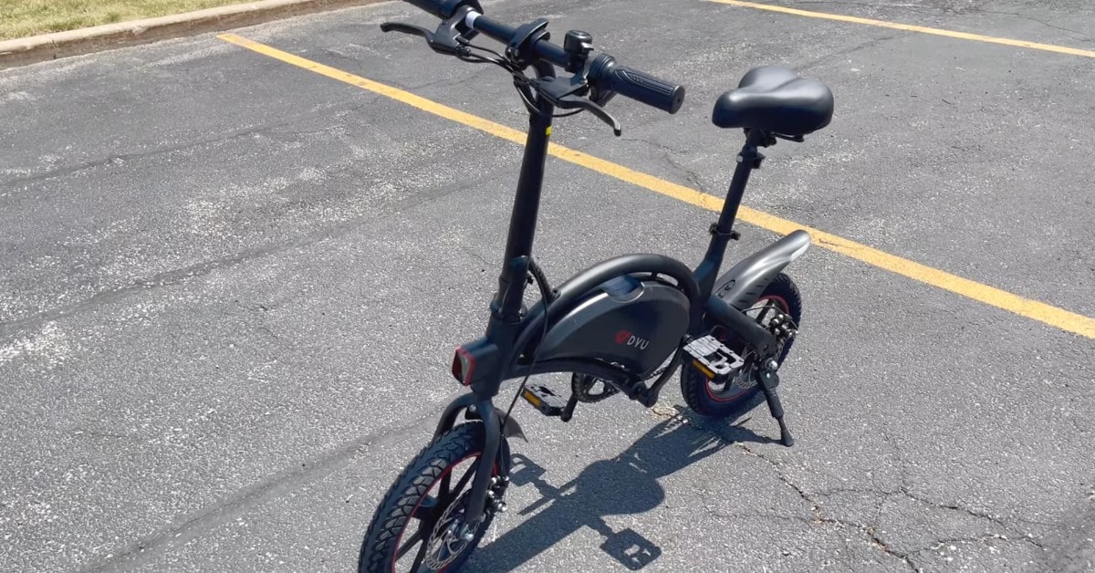 DYU ‎D3F meilleur vélo électrique pliant pour cyclistes lourds