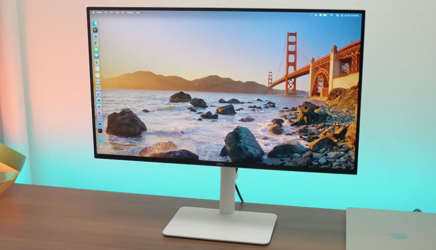 Dell S2725QC budget 4K monitor MacBook Air