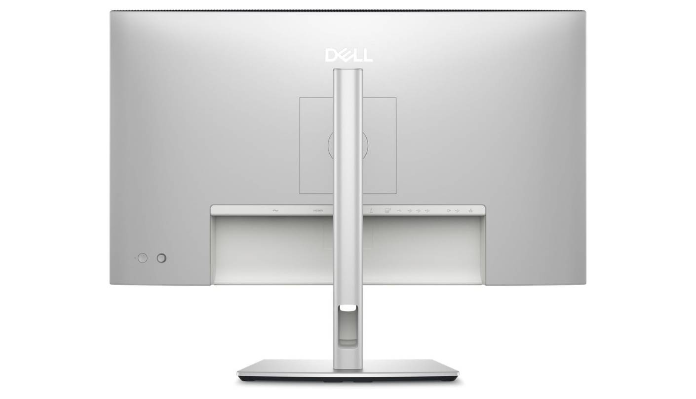 Dell U2725QE stock trading monitor setup