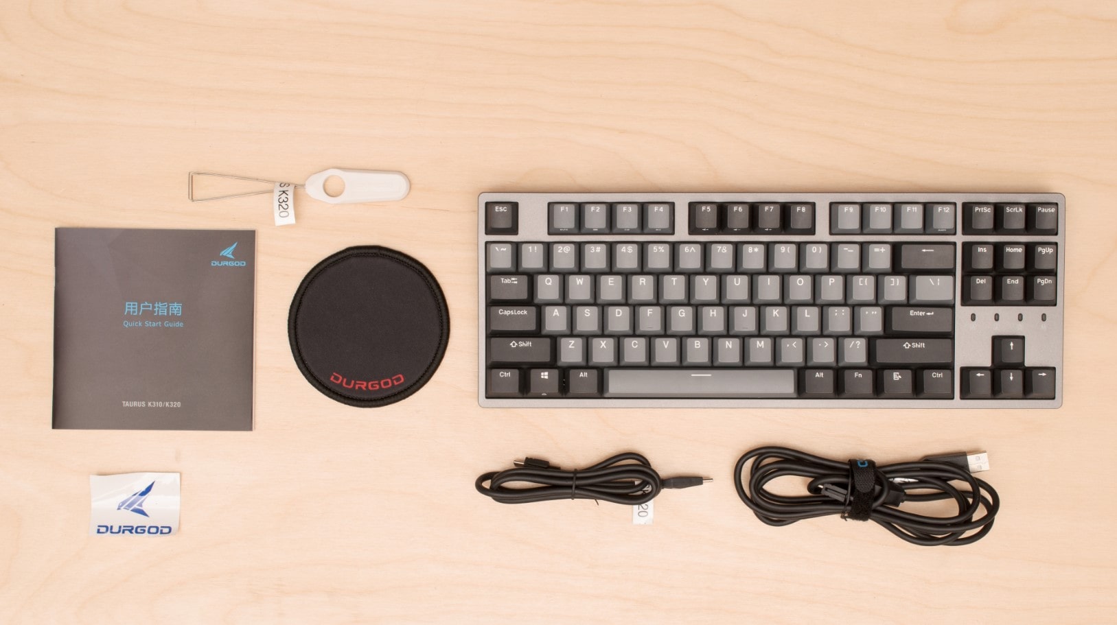 Durgod Taurus K320 silent tactile keyboard