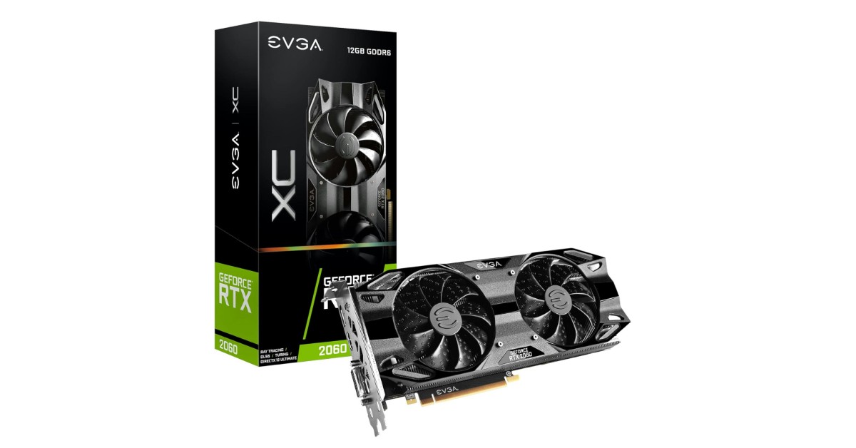 EVGA GeForce RTX 2060 12GB XC Gaming graphics card