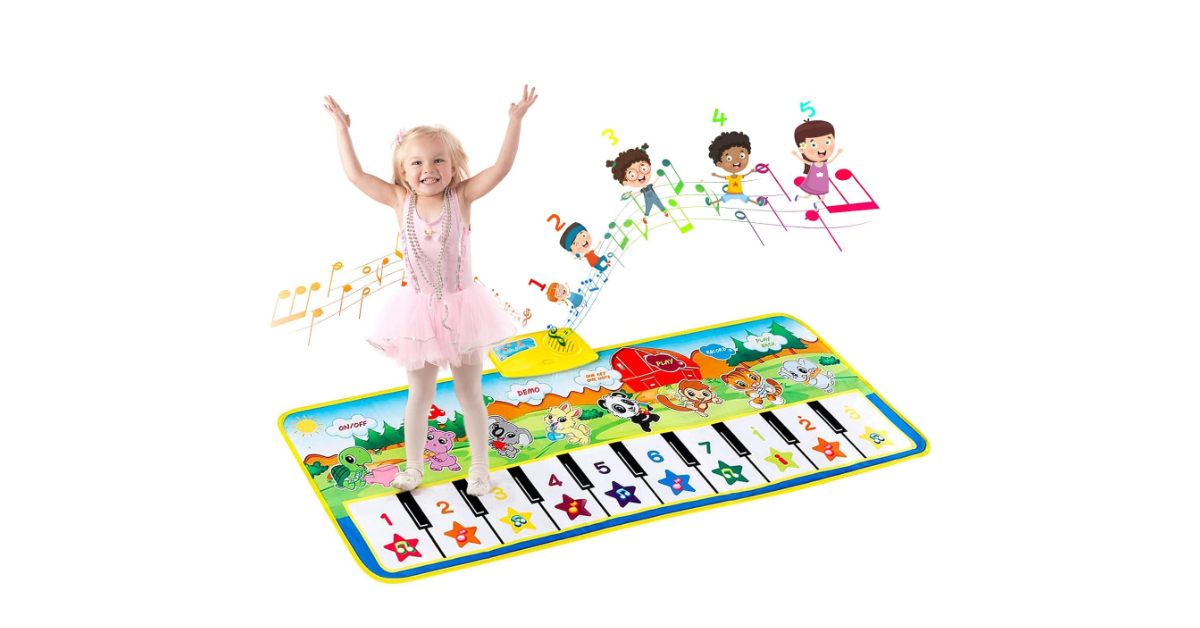 EXTSUD Piano dance floor mats for kids