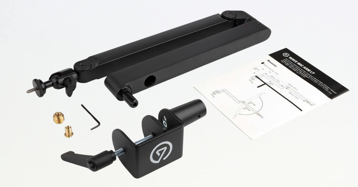 ELGATO WAVE podcast boom arm