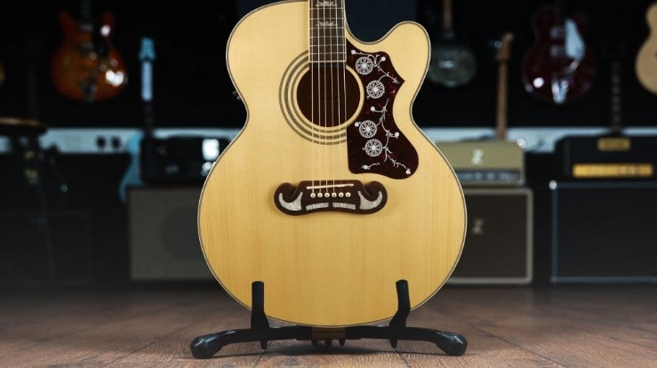 Epiphone EJ-200SCE Guitare acoustique moins de 1000 euros