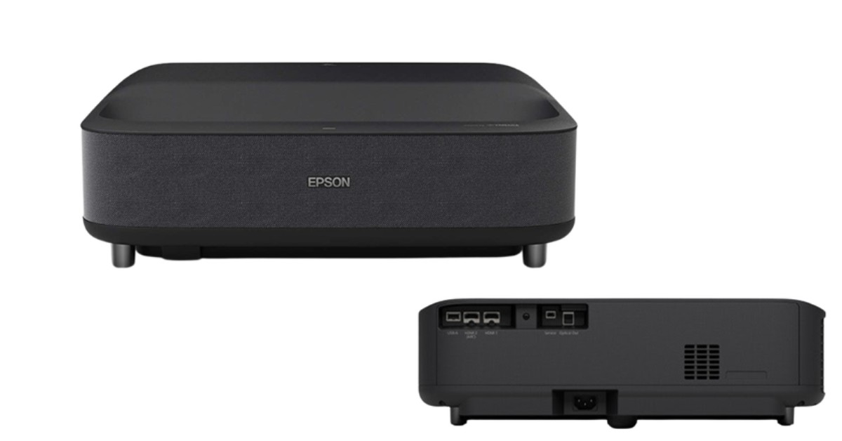 Epson EpiqVision LS300 projector with speakers