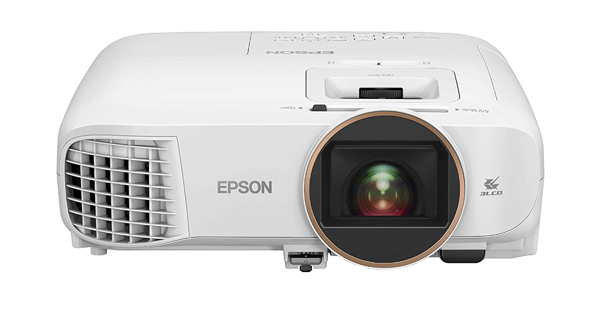 Epson Home Cinema 2250 projector with sound system