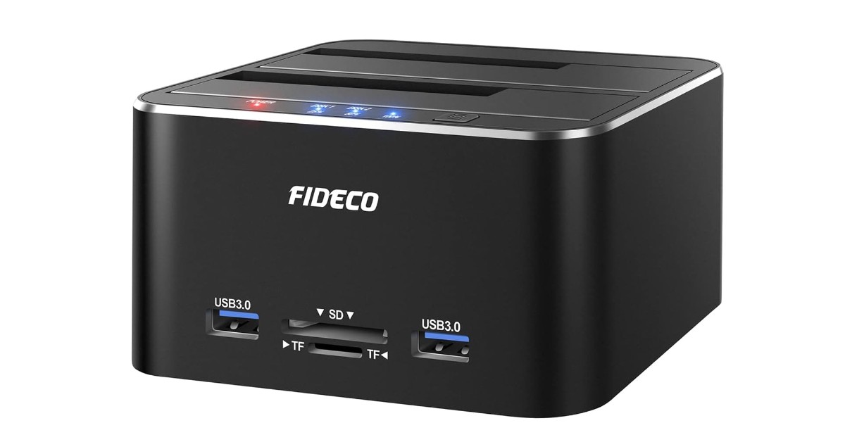 FIDECO hard drive docking station