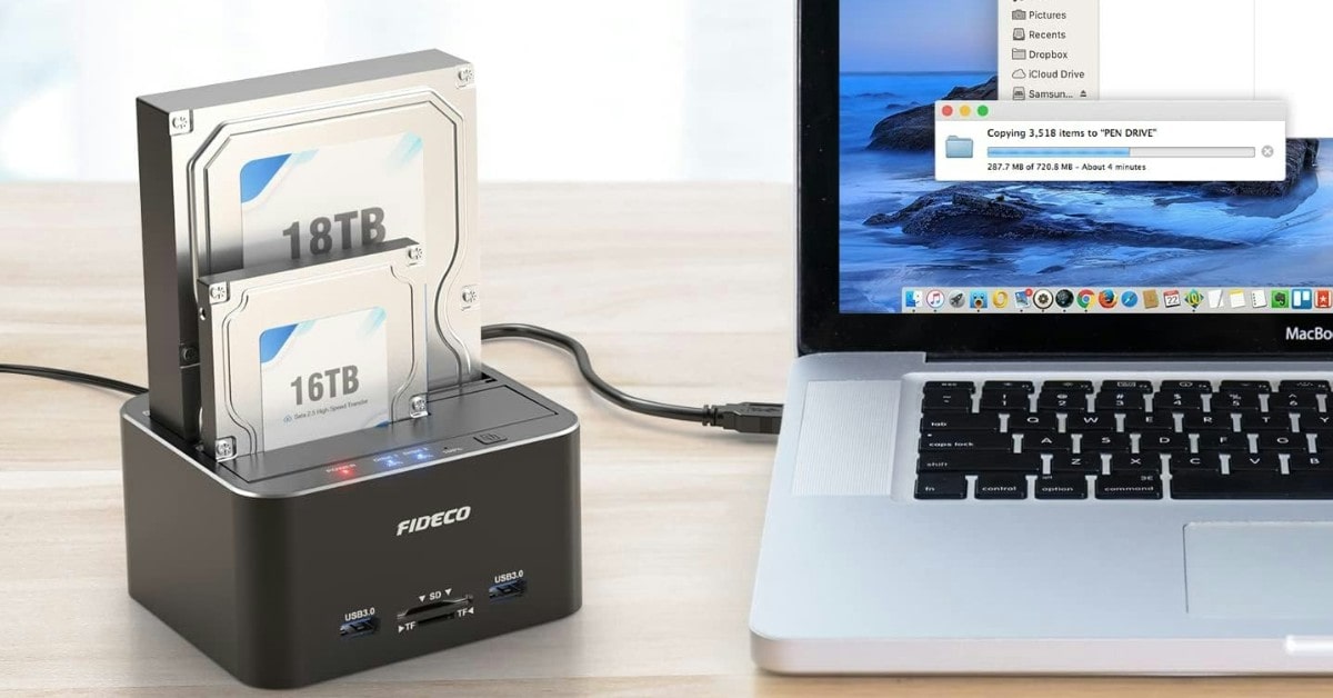FIDECO hard drive dock