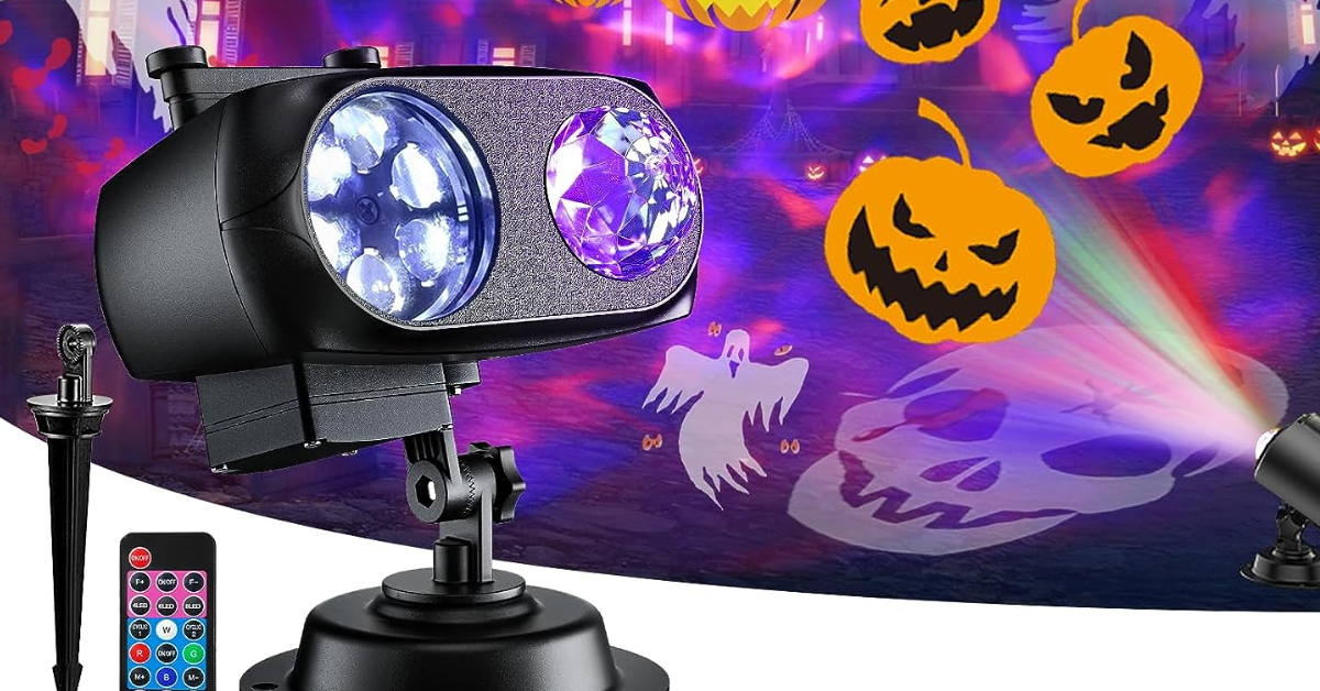 FLITI Projector Lights Outdoor Halloween Decorations  best halloween projector lights
