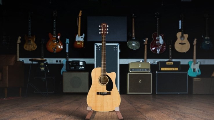 Fender CD-60SCE Guitare acoustique moins de 1000 euros