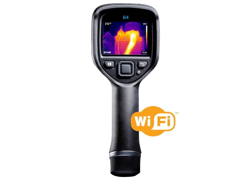FLIR E4 thermal camera for home inspection