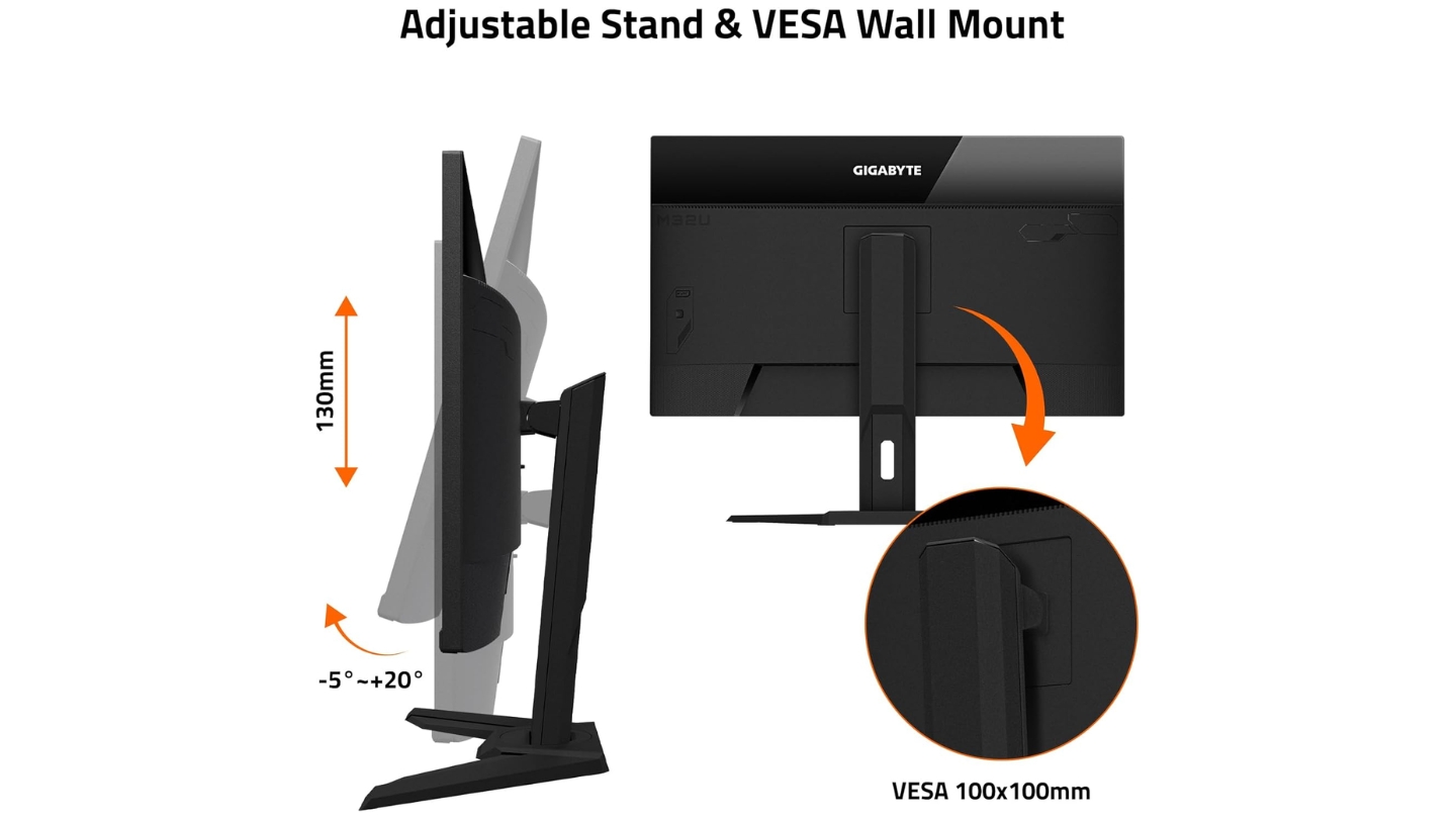 Moniteur GIGABYTE M32U 144Hz 32 pouces