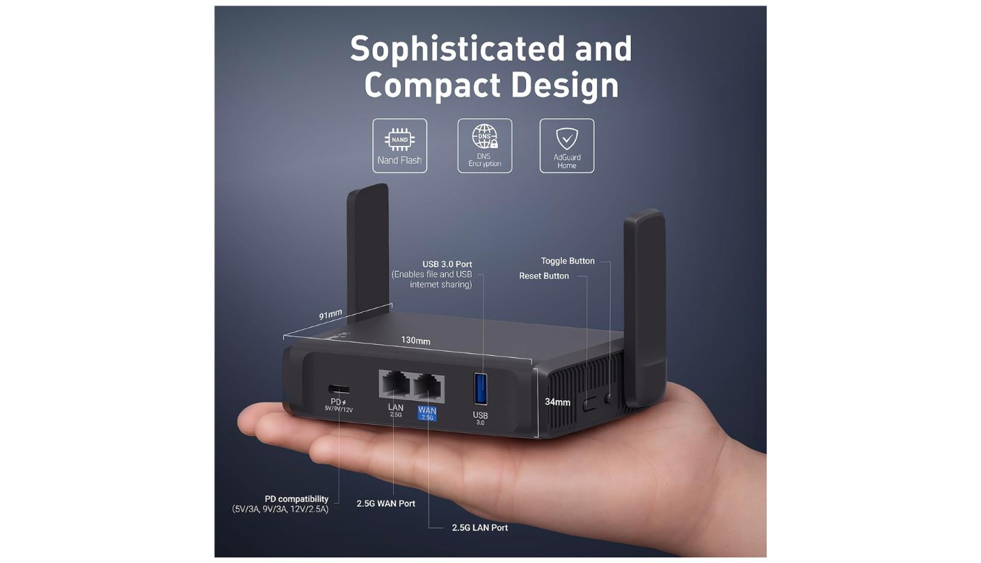 GL.iNet Slate 7 (GL-BE3600) cruise ship wifi booster router