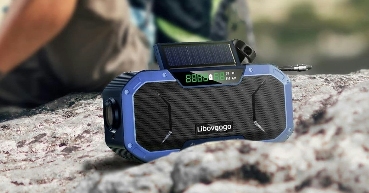 Garinosen DF-580 Emergency bluetooth speaker with am/fm radio