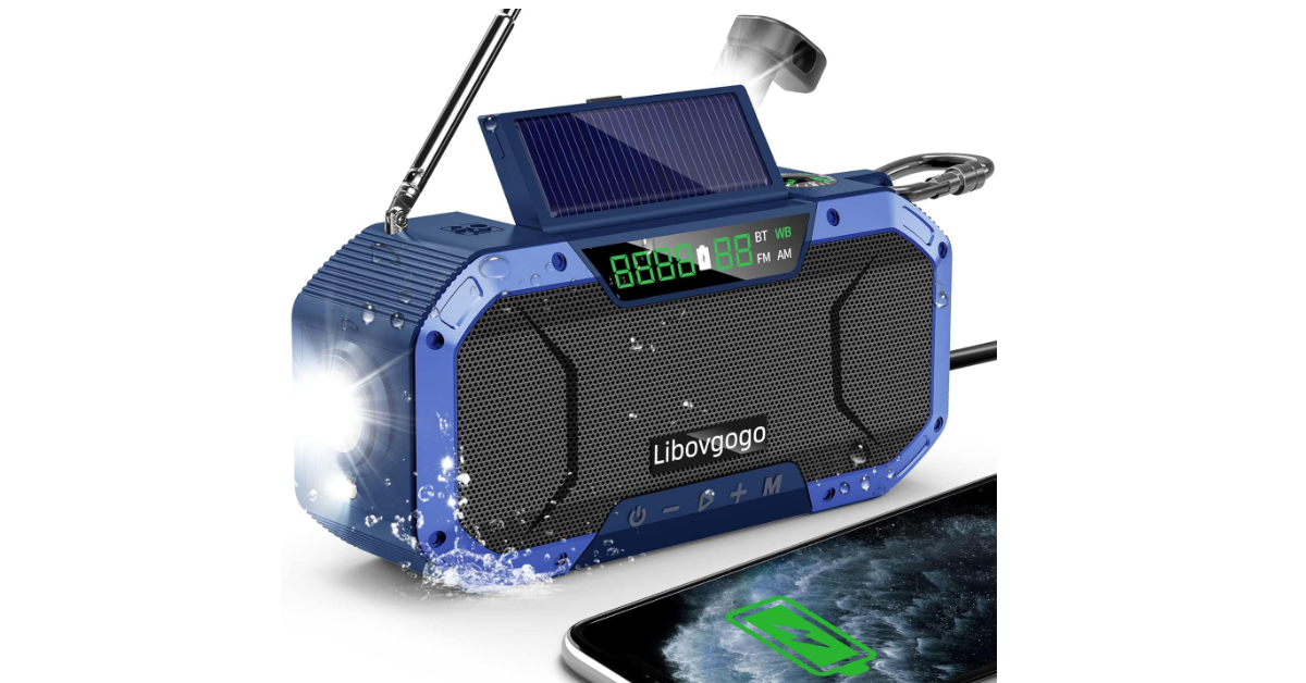 Garinosen DF-580 Emergency fm radio with bluetooth speaker