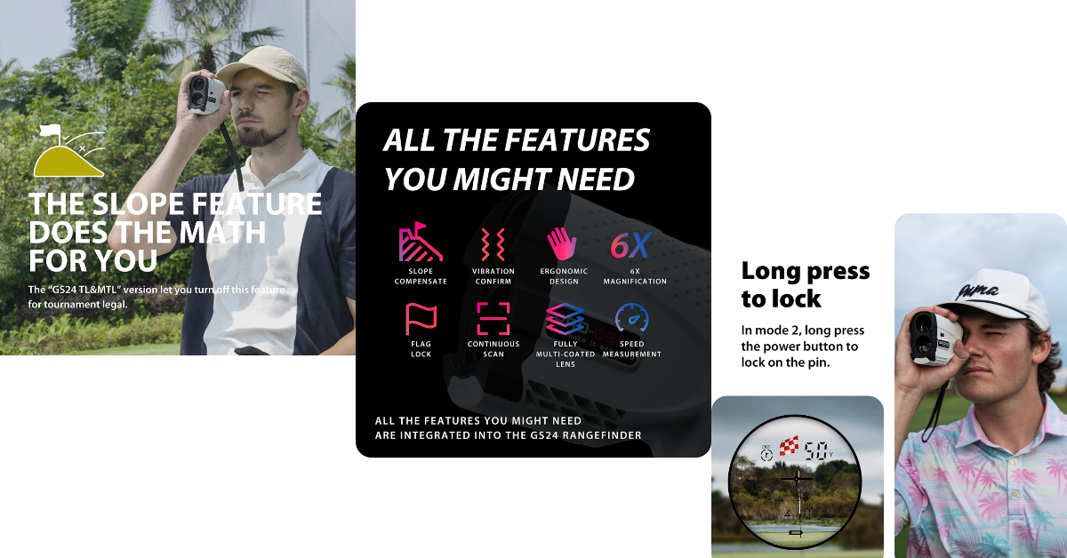 Gogogo Sport Vpro Laser golf laser rangefinders