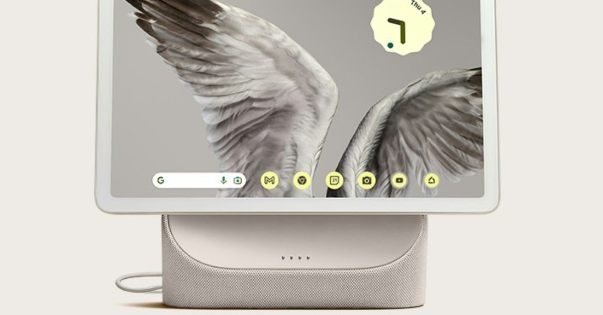 Google Pixel tablets with wireless charging with Charging Speaker Dock