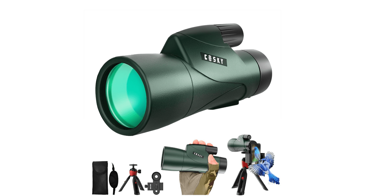 Gosky Piper 12x55 Monocular Telescope