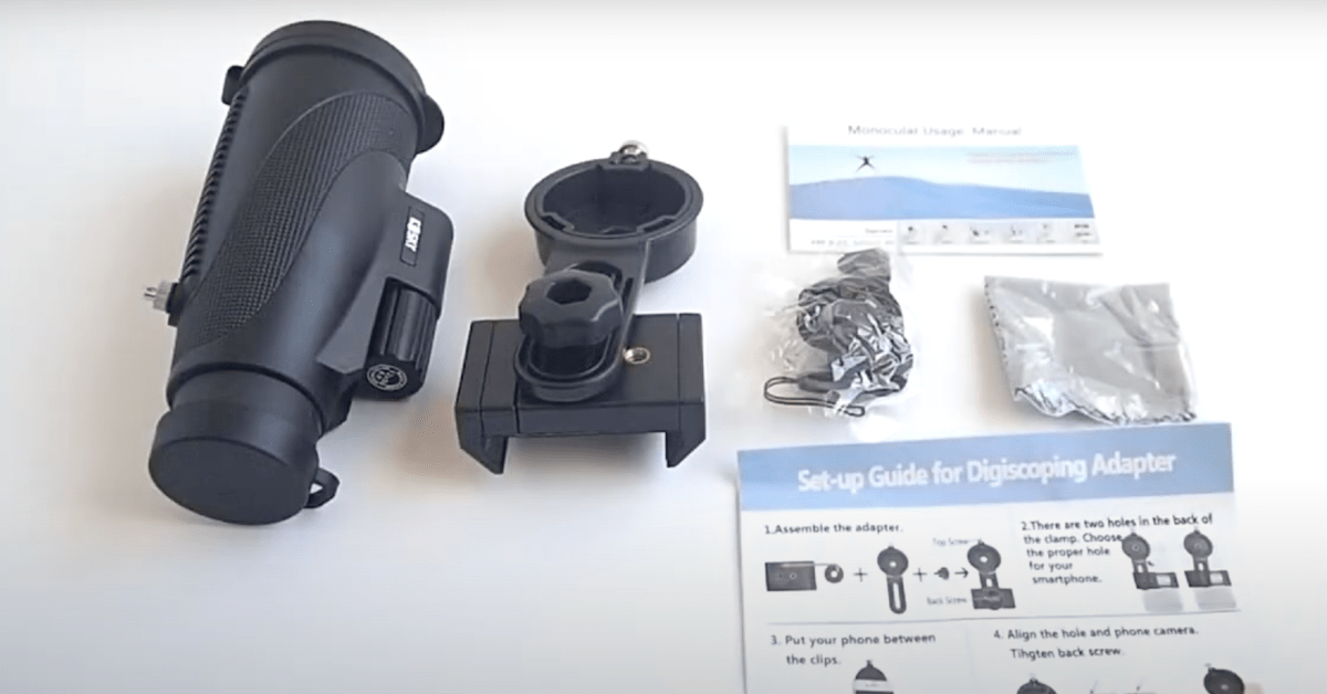 Gosky Titan 12X50 best monocular telescope