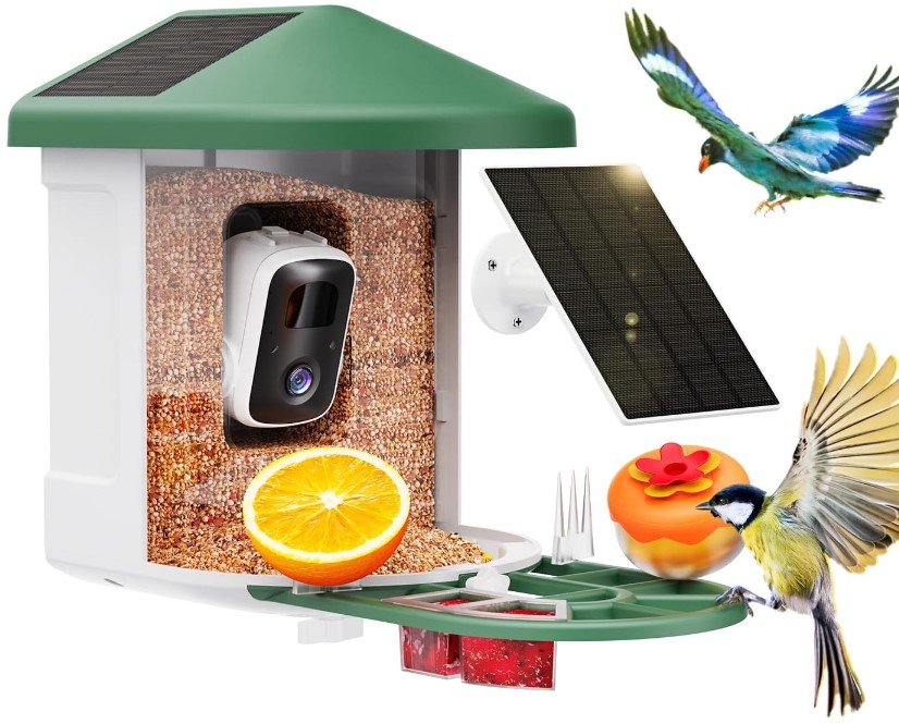 HARYMOR bird feeder motion activated camera