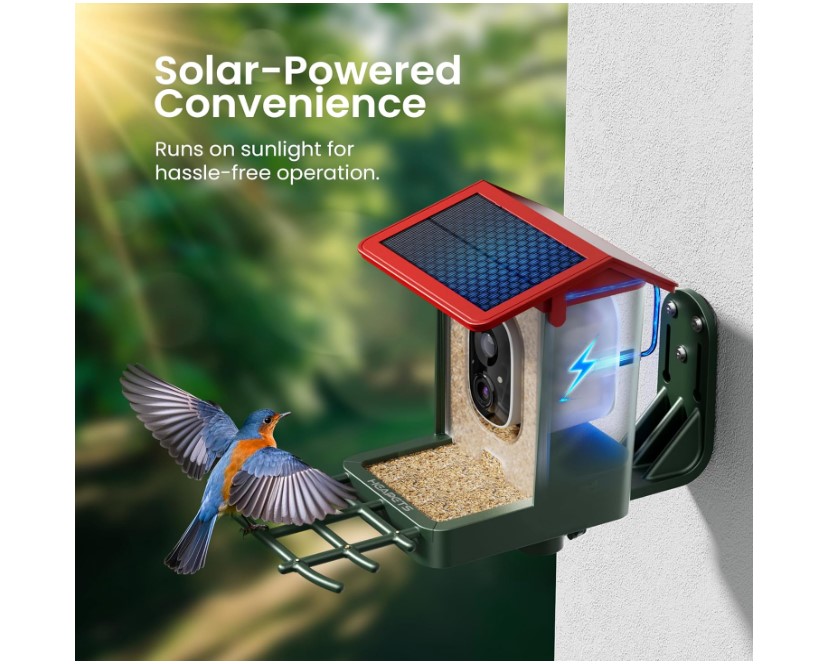 HEAPETS smart bird feeder with camera
