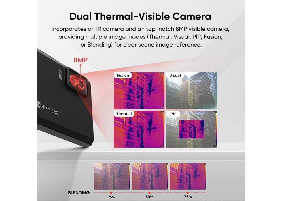 HIKMICRO Pocket 2 thermal camera home inspection