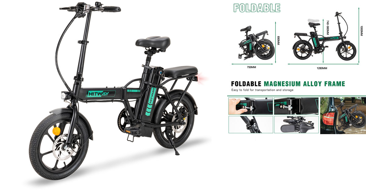 HITWAY BK5 vélo électrique pilant supportant 150 kg