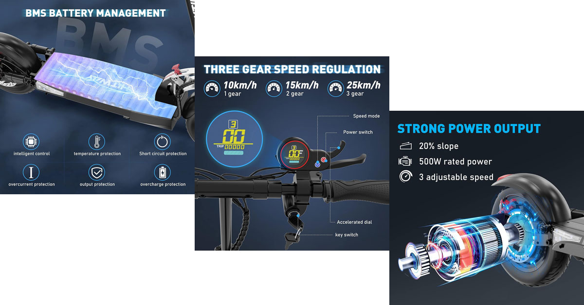 HITWAY H5 meilleure e-trottinette pour adultes