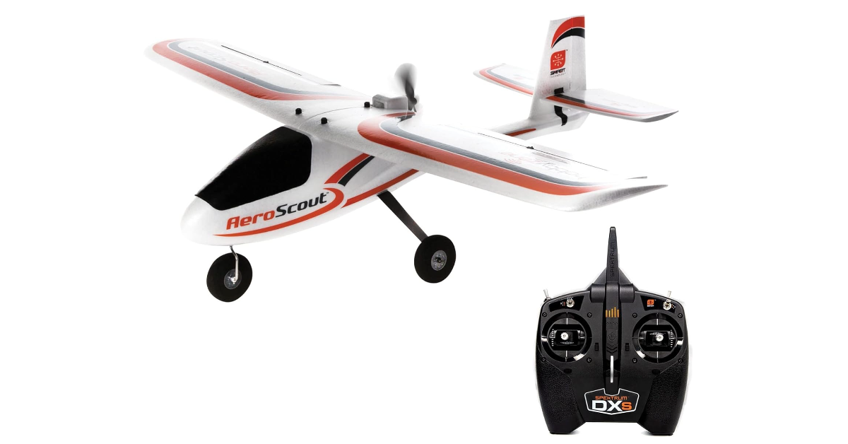 HOBBYZONE AIRPLANE AEROSCOUT S 2 rc planes for beginners