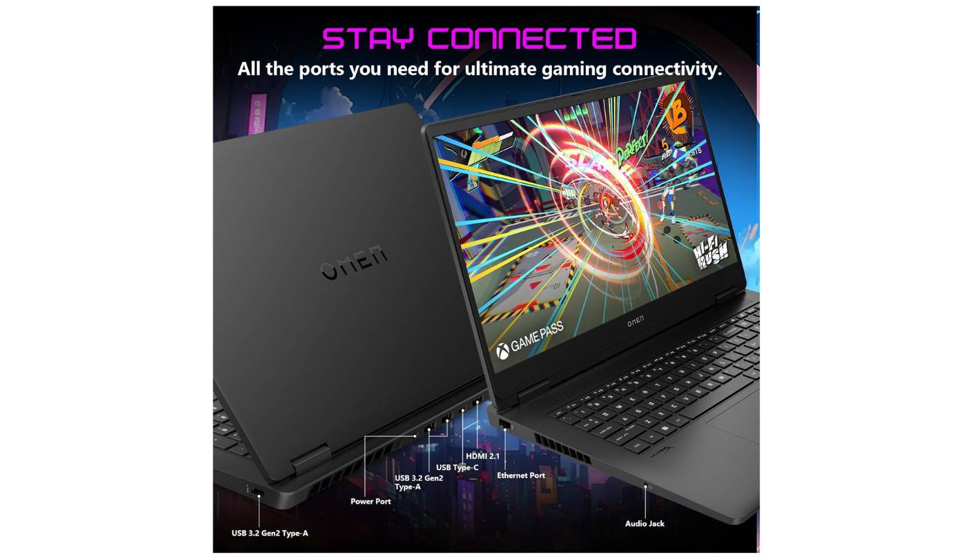 HP OMEN 17 inch laptop for multitasking