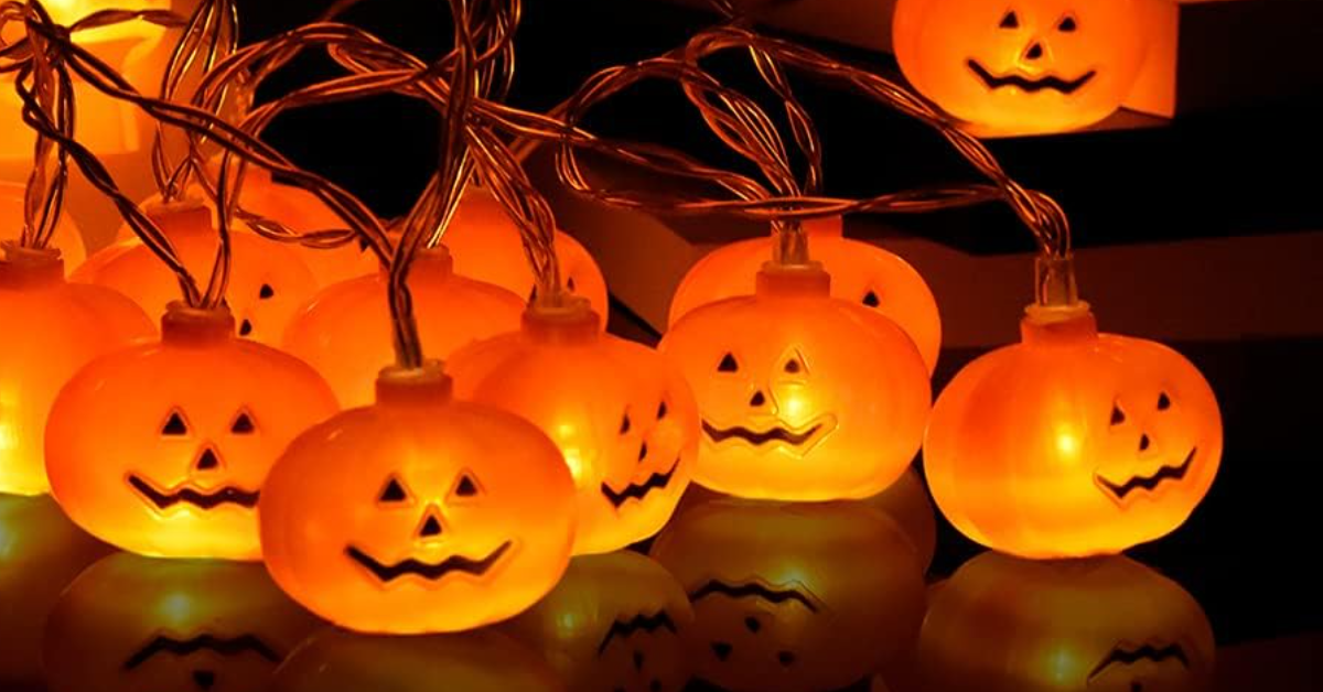  LED Pumpkin halloween lights outdoor