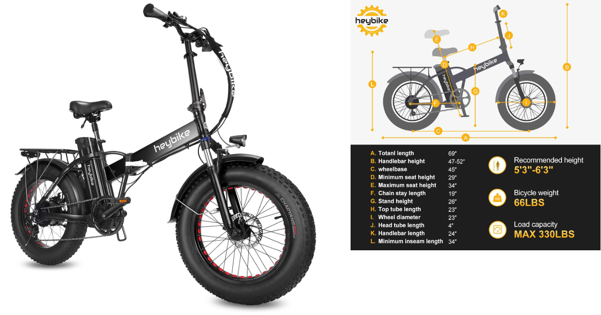 Best Folding Bike for Heavy Rider of 2024 Folding Bike for Big Guys