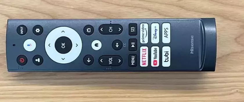 Hisense U8N smart TV streaming apps