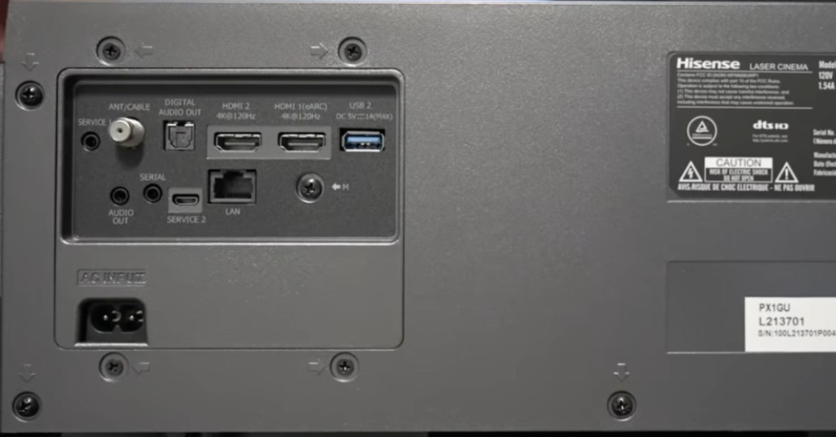 Hisense PX1-PRO 4K Triple-Laser Ultra Short Throw Smart Projectors