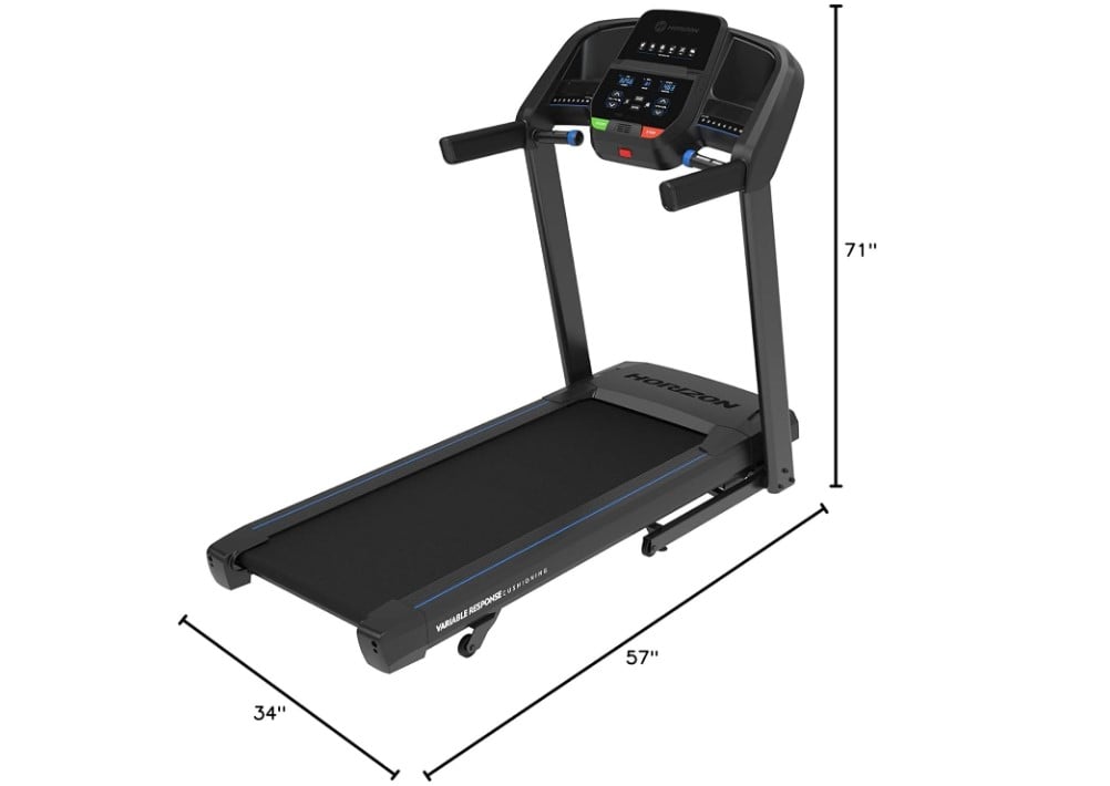 Horizon Fitness T101 Tapis de course sous 1000 euros