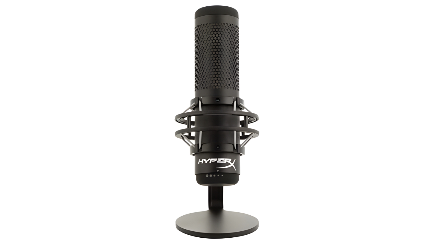 HyperX QuadCast S home podcast microphone