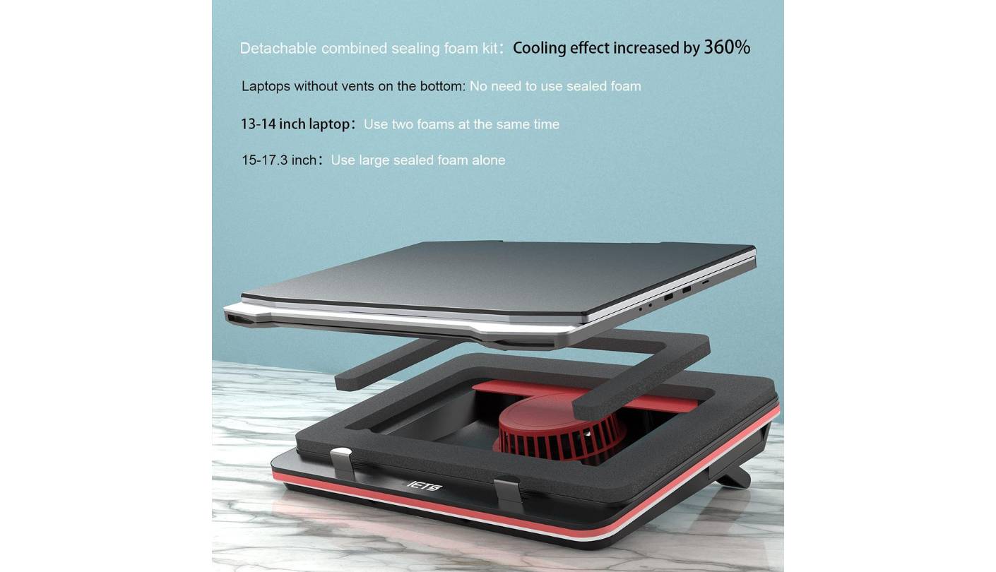 IETS GT500 laptop heat dissipation pad