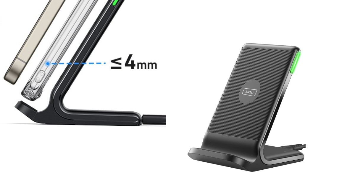 INIU 15W wireless charger for otterbox defender