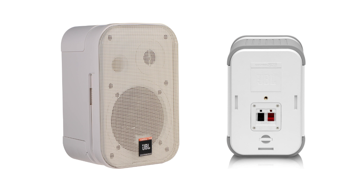 JBL C1PRO-WH meilleurs haut-parleurs étagère murau