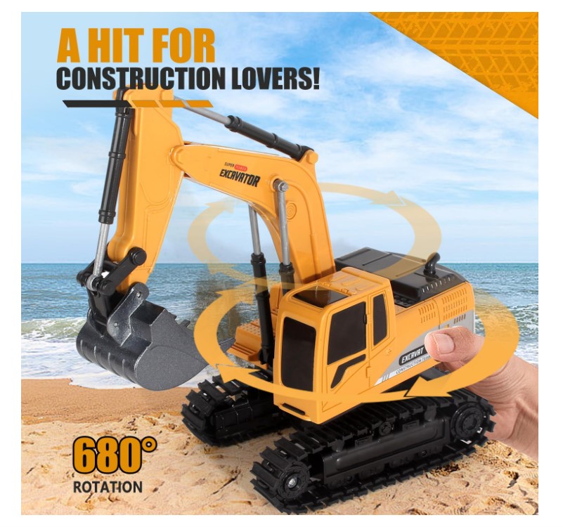 Jiakora Remote Control kids excavator toy