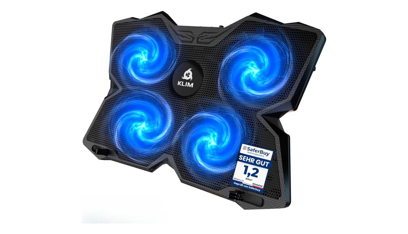 KLIM Wind laptop cooler fan pad